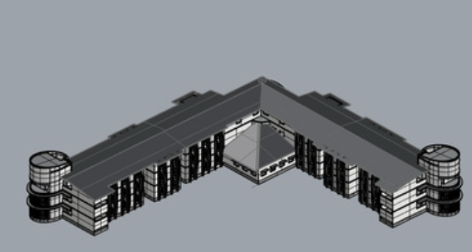 Commercial building exterior